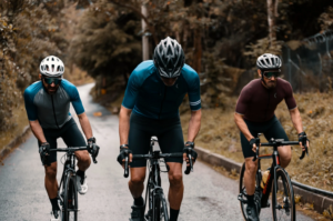 cyclists outdoors